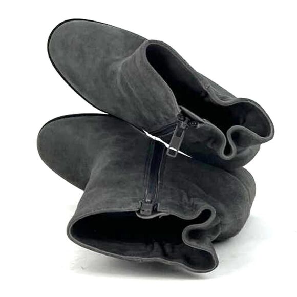 New Arturo Chiang Women US 7 At-Rakel Grey Suede Round Toe Ankle Boot Shoes - Picture 7 of 8